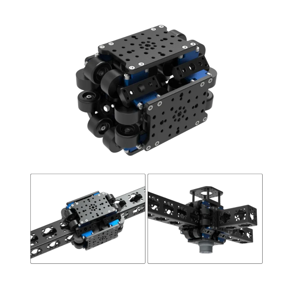 Multi-Sided Slider for Cinetruss